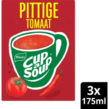 Knorr Pittige Tomaat Cup-a-Soup 3 x 175 ml