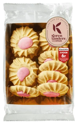 PLUS Korenlanders Roomboter margrietjes Bakje 170 g