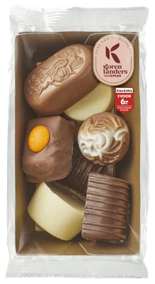 PLUS Korenlanders Luxe praline bonbons Bakje 135 g