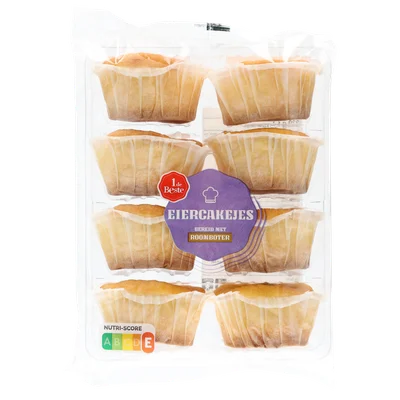 1 de Beste Eiercakejes Roomboter 8 st.