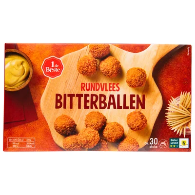 1 de Beste Bitterballen rundvlees 30 stuks