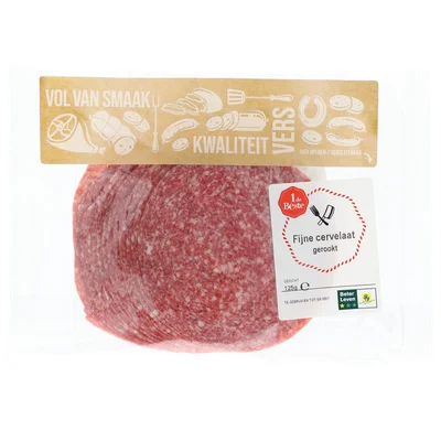 1 de Beste Fijne cervelaat gerookt