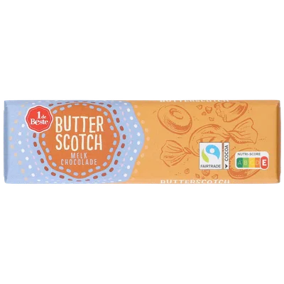 1 de Beste Chocoladereep butterscotch