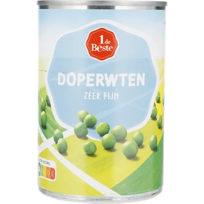 1 de Beste Doperwten zeer fijn