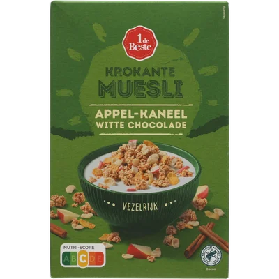 1 de Beste Krokante muesli appel kaneel