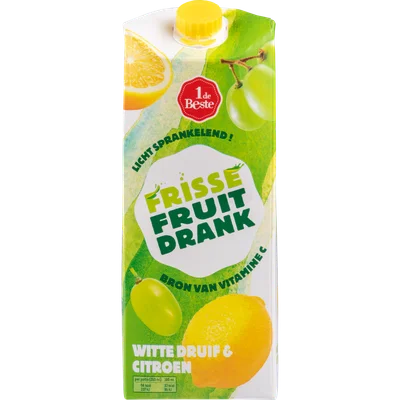 1 de Beste Frisse fruitdrank druif-citroen