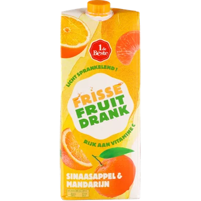 1 de Beste Frisse fruitdrank sinaasappel-mandarijn