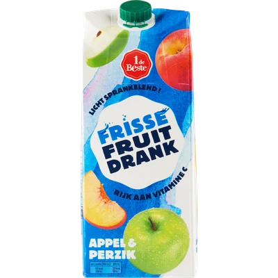 1 de Beste Frisse fruitdrank appel perzik