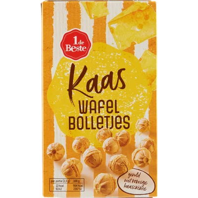 1 de Beste Kaaswafel bolletjes