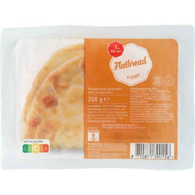 1 de Beste Flatbread 4 stuks