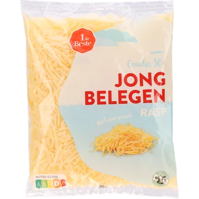 1 de Beste Kaas rasp jong belegen 30+