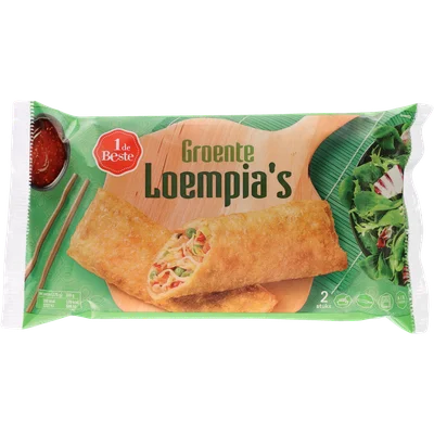 1 de Beste Loempia groente 2 stuks