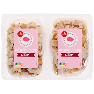 1 de Beste Vetspekblokjes duo gerookt