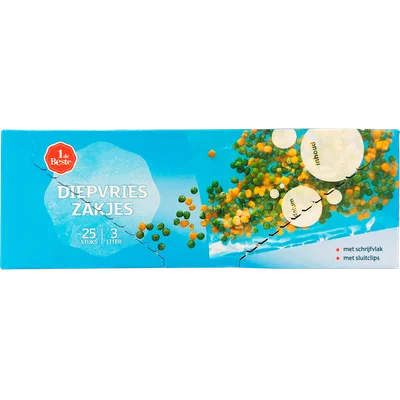 1 de Beste Diepvrieszakjes 3 liter