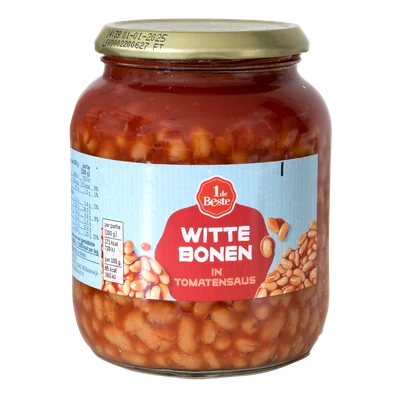 1 de Beste Witte bonen in tomatensaus