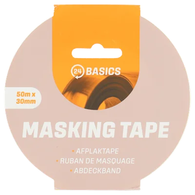 24Basics Afplaktape 50M x 30mm Wikkel 147 g
