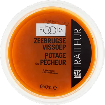 50 Foods Zeebrugse Vissoep 650ML