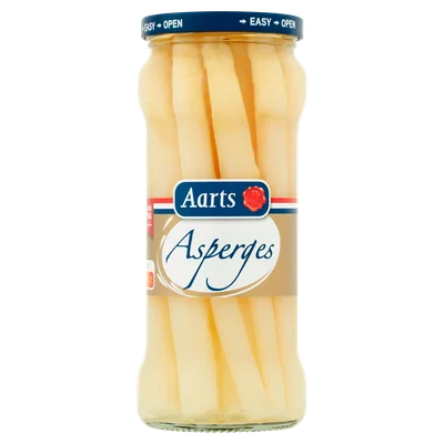 Aarts Slierasperges geschild