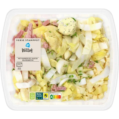 AH Verse stamppot witlof ham kaas