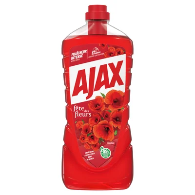 Ajax Allesreiniger rode bloemen Fles 1250 ml