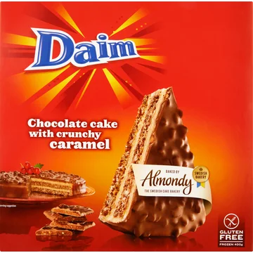 Almondy Daim - Chocolade Cake Crunchy Karamel - 400 g