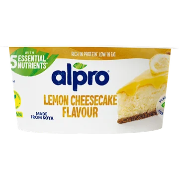 Alpro Plantaardige Variatie Op Yoghurt Lemon Cheesecake Smaak 135g