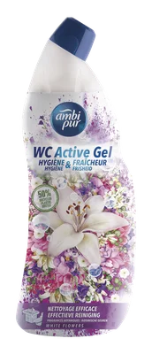 Ambipur WC Gel White Flowers Fles 750 ml