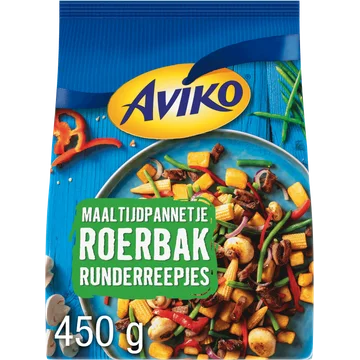 Aviko Maaltijdpannetje Roerbak Runderreepjes 450 g