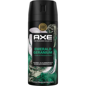AXE Fine Fragrance Collection Premium Deodorant Bodyspray Emerald Geranium 150 ml