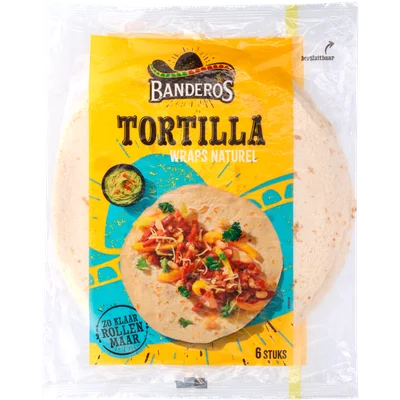 Banderos Tortilla wraps 6 stuks