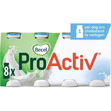 Becel ProActiv Original Zuivel Yoghurt Drank 8 x 75 g
