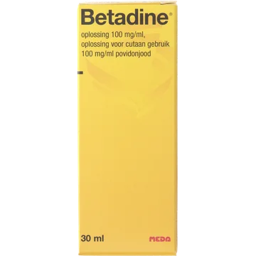 Betadine Oplossing 30 ml (100 mg/ml)