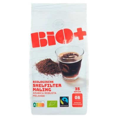 BIO+ Koffie snelfilter Dutch Roast Zak 250 g