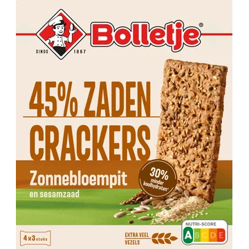 Bolletje 45% Zadencrackers Zonnebloempit