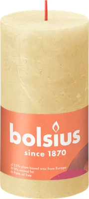 Bolsius Rustiek stompkaars 130/68 Oat Beige Stuk 1 st