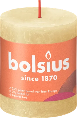 Bolsius Rustiek stompkaars 80/68 Oat Beige Stuk 1 st