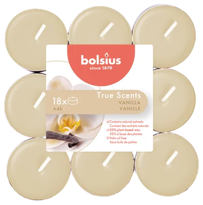 Bolsius Geurtheelicht true scents vanille Doos 1 st
