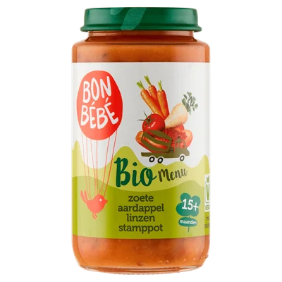 Bonbebe Bio M1512 zoete aardappel linzen stamp