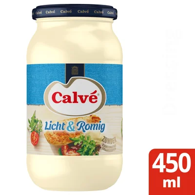 Calvé Mayonaise licht &amp; romig Pot 450 ml