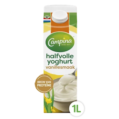 Campina Vanille yoghurt Pak 1000 ml
