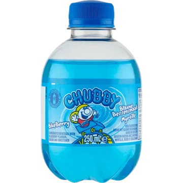 Chubby Blauwe Bessensmaak 250 ml