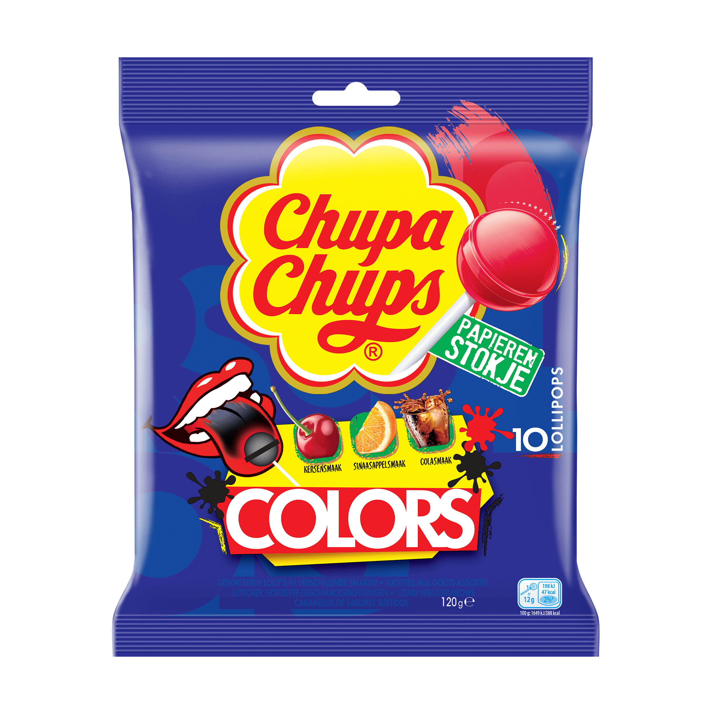 Chupa Chups Colors lolly's Zak 120 g
