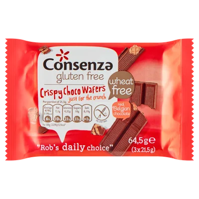 Consenza Crispy wafels glutenvrij