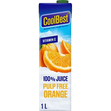 CoolBest Pulp Free Orange 1 L