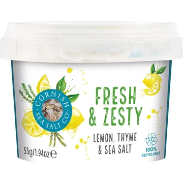 Cornish Sea Salt Fresh & Zesty 55g