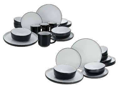Creatable Serviesset Nordic Cool Black