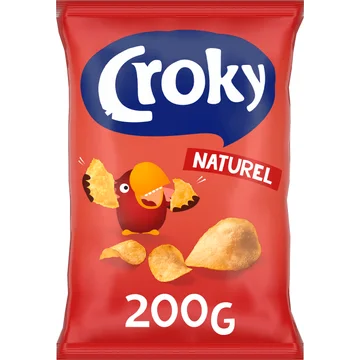 Croky Chips Naturel 200g