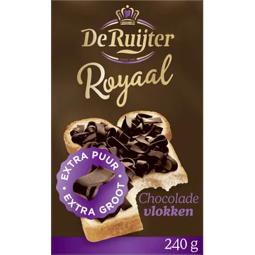 De Ruijter Royaal Chocoladevlokken 240g