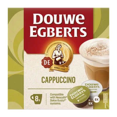 Douwe Egberts Dolce Gusto Cappuccino koffiecapsules Doos 16 st