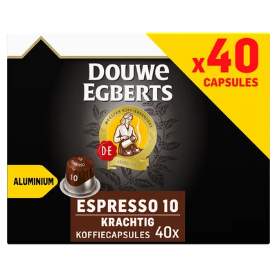 Douwe Egberts Capsules espresso 10 strong Doos 40 st